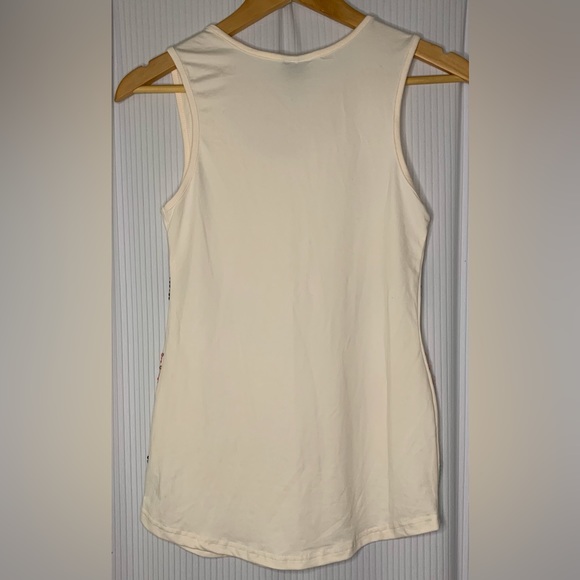 Rue21 - Cream Tank Top With Tricolour Sequin Detail - Small - Picture 4 of 5